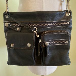 Fossil Black Crossbody
